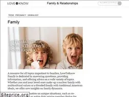 Sites similar to family.lovetoknow.com