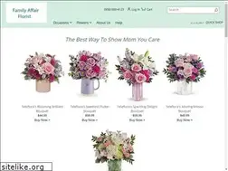 Sites similar to familyaffairflorist.com