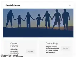 Sites similar to familyandcancer.com