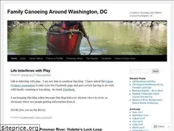 Sites similar to familycanoeingdc.wordpress.com
