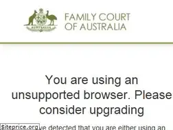 Sites similar to familycourt.gov.au
