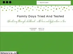 Sites similar to familydaystriedandtested.com
