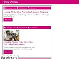 Sites similar to familydinners.org