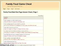 Sites similar to familyfeudcheat.com