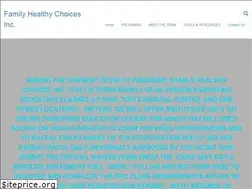 Sites similar to familyhealthychoices.org