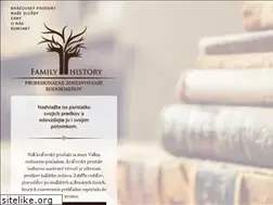 Sites similar to familyhistory.sk