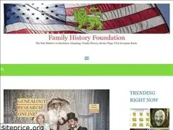 Sites similar to familyhistoryfoundation.com