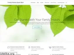 Sites similar to familyhistoryquickstart.com