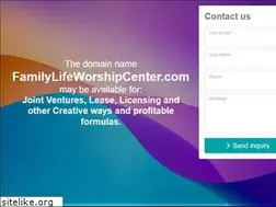 Sites similar to familylifeworshipcenter.com