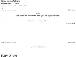 Sites similar to familynursingnetwork.org