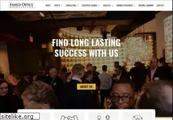 Sites similar to familyofficeassociation.com