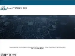 Sites similar to familyofficelist.com