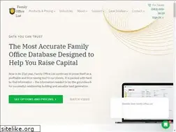 Sites similar to familyofficelist.org
