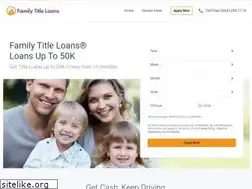 Sites similar to familytitleloans.org
