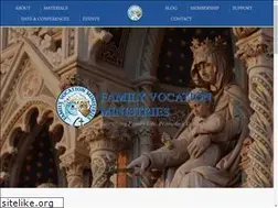 Sites similar to familyvocations.com