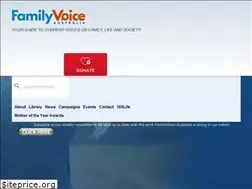 Sites similar to familyvoice.org.au