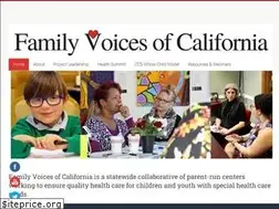 Sites similar to familyvoicesofca.org