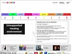 Sites similar to famisignes.be