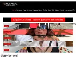 Sites similar to famosando.com.br