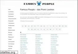 Sites similar to famous-people.de