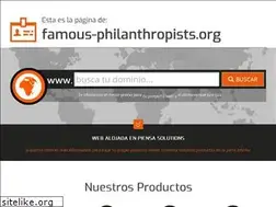Sites similar to famous-philanthropists.org