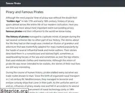 Sites similar to famous-pirates.com