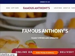 Sites similar to famousanthonys.com