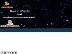 Sites similar to famousastrologermdsharmaji.com