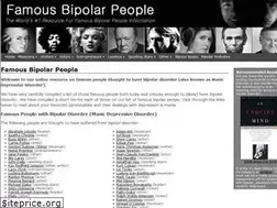 Sites similar to famousbipolarpeople.com