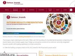 Sites similar to famousbrands.co.za