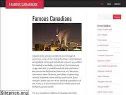 Sites similar to famouscanadians.org