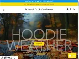 Sites similar to famousclubclothing.com