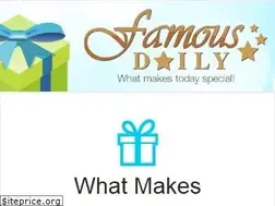 Sites similar to famousdaily.com