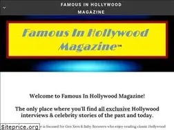 Sites similar to famousinhollywoodmagazine.com