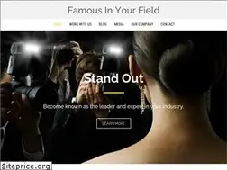 Sites similar to famousinyourfield.com