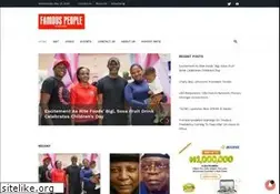 Sites similar to famouspeople.com.ng