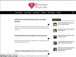 Sites similar to famouspeoplebio.com