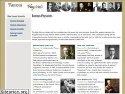 Sites similar to famousphysicists.org