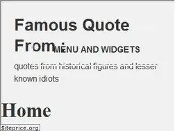 Sites similar to famousquotefrom.com
