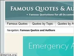Sites similar to famousquotesandauthors.com