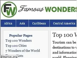 Sites similar to famouswonders.com