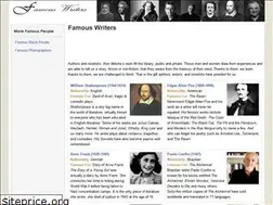 Sites similar to famouswriters.net
