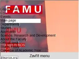 Sites similar to famu.cz