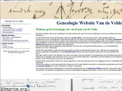 Sites similar to famvandevelde.nl