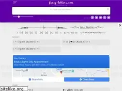 Sites similar to fancy-letters.com
