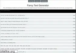 Sites similar to fancy-text-generator-17.blogspot.com