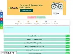 Sites similar to fancyfonts.top