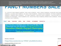 Sites similar to fancynumberssale.blogspot.com