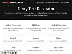 Sites similar to fancytextdecorator.com