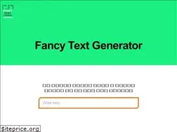 Sites similar to fancytextgen.com